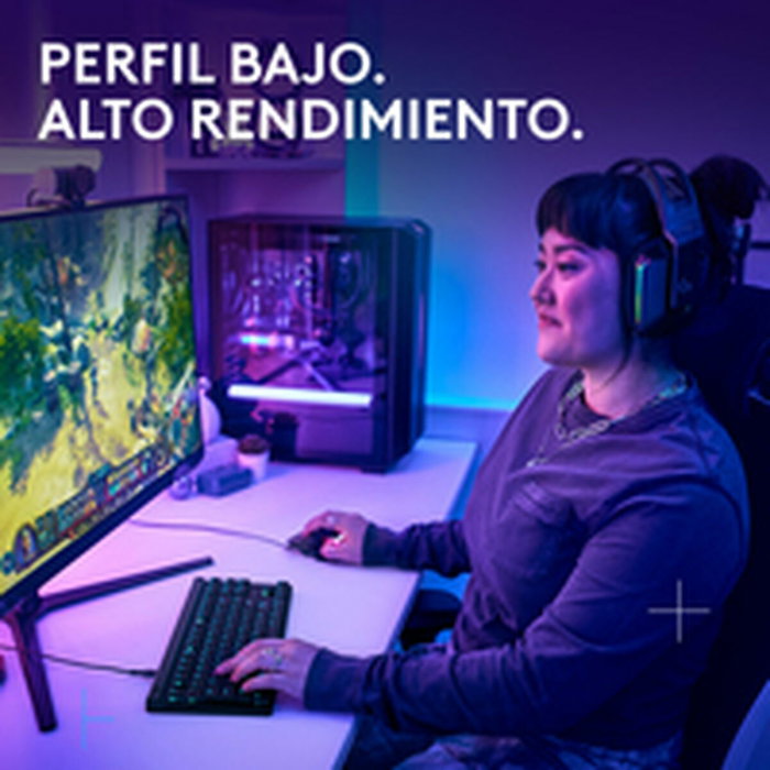 clavier et souris Logitech 920-012891 Noir Espagnol Qwerty