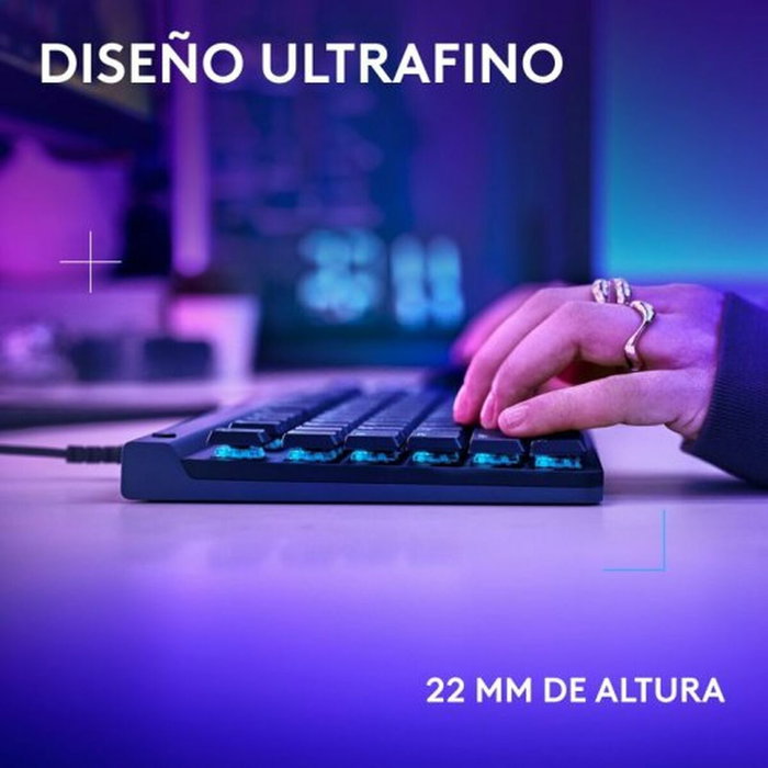 clavier et souris Logitech 920-012891 Noir Espagnol Qwerty