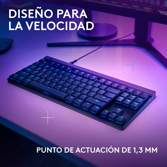clavier et souris Logitech 920-012891 Noir Espagnol Qwerty