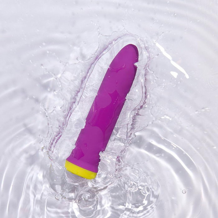 Platanomelón Bali Basics Vibrateur Clitoridien Lilas, Silicone Hypoallergénique, 7 Modes de Vibration, Recharge USB, Étanche, 1 Unité