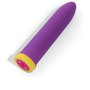Platanomelón Bali Basics Vibrateur Clitoridien Lilas, Silicone Hypoallergénique, 7 Modes de Vibration, Recharge USB, Étanche, 1 Unité
