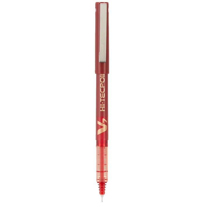stylo à encre liquide Pilot V7 Hi-Tecpoint Rouge 0,5 mm (12 Unités)