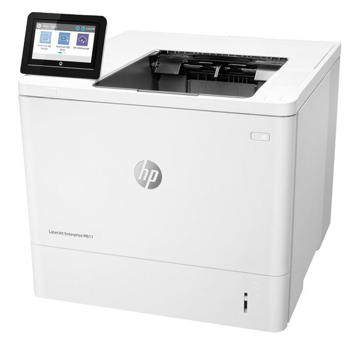 HP LaserJet Enterprise M611dn - Imprimante laser monochrome réseau, recto-verso automatique, jusqu'à 65 ppm, JetIntelligence, sécurité dynamique