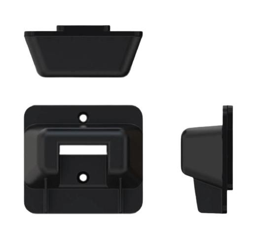 Havis Adaptateur pour Terminal de Paiement FlexiPole, Fixation Murale Précise, Noir - Pour Secteurs Commerce, Hôtellerie et Santé
