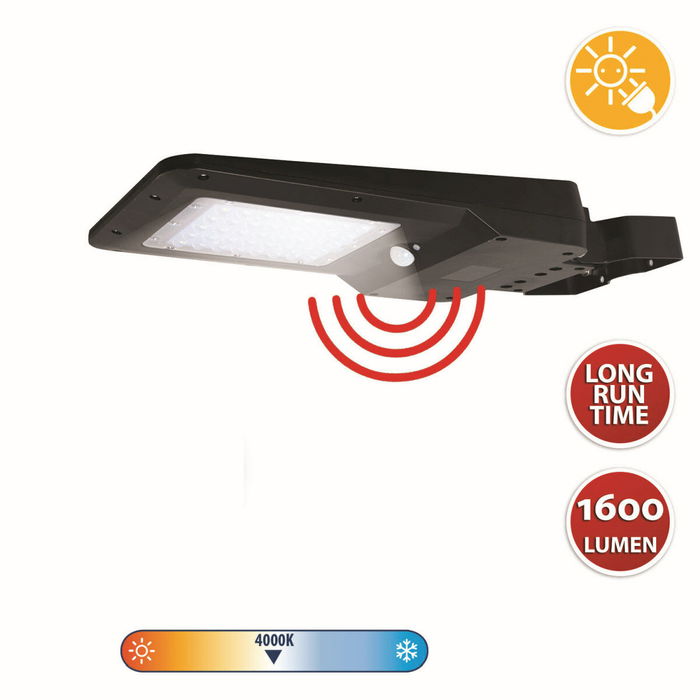 Lampadaire Velamp CRUISER Polycarbonate 15 W 1600 lm Lampadaire Velamp CRUISER Polycarbonate 15 W 1600 lm