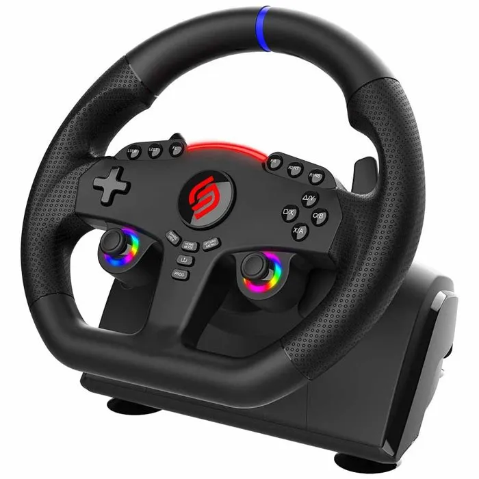 Subsonic Volant gaming SUBSONIC Double joysticks LED - PS5 PC