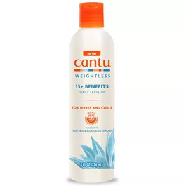 Cantu Après-shampoing sans rinçage Agave Weightless Lissage pour cheveux 236 ml