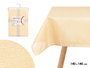 Kinvara Nappe en Polyester Beige 140x140 cm (Set de 12)