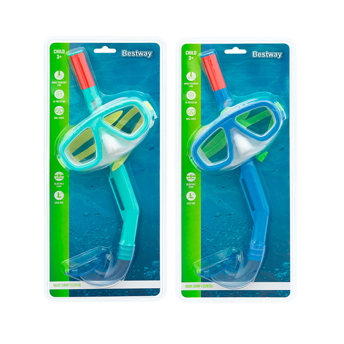 Bestway 24018 Masque et Tubo Enfant Corréa Anatomique Couleur Assortie +3 Ans Plage et Piscine Bestway 24018 Masque et Tubo Enfant Corréa Anatomique Couleur Assortie +3 Ans Plage et Piscine