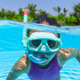 Bestway 24018 Masque et Tubo Enfant Corréa Anatomique Couleur Assortie +3 Ans Plage et Piscine