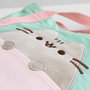 ERIK Sac Shopping Premium Pusheen en Coton - 35x40x10 cm avec Fermeture à Zip et Poche Extérieure