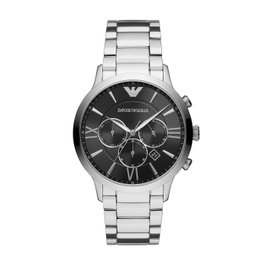 Armani AR11208 Argenté Cadran Noir