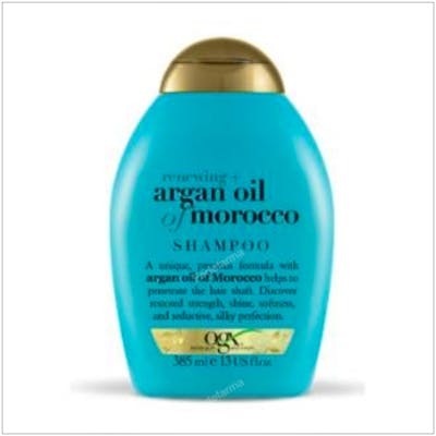 Ogx Shampooing extra fort hydratant et réparateur à l'huile d'argan 385 ml