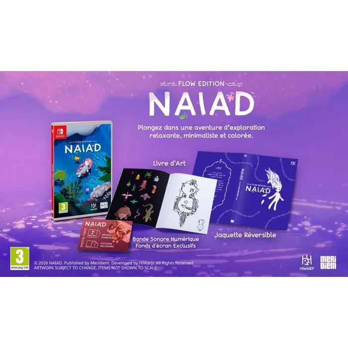 Microids - Naiad: Flow Edition - Jeu vidéo Nintendo Switch version française - Aventure aquatique avec exploration et interactions avec la faune Microids - Naiad: Flow Edition - Jeu vidéo Nintendo Switch version française - Aventure aquatique avec exploration et interactions avec la faune