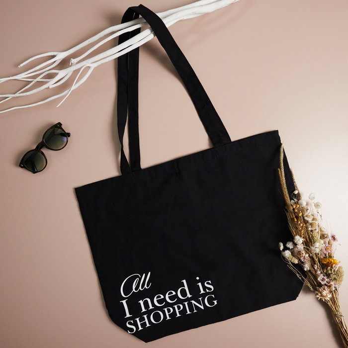 The Concept Factory Sac Tote Bag 50x40 cm Textes The Concept Factory Sac Tote Bag 50x40 cm Textes