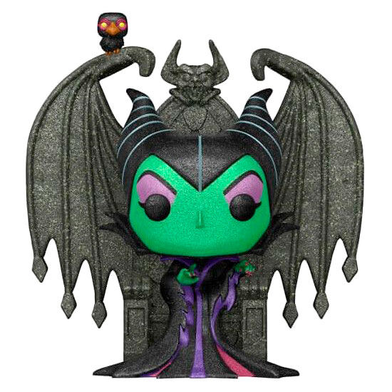 Funko POP - Disney Villains: Maleficent on Throne Diamond Edition Exclusive - Figurine de collection
