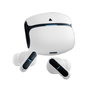 Casque bouton LEOTEC LETWS02W Blanc
