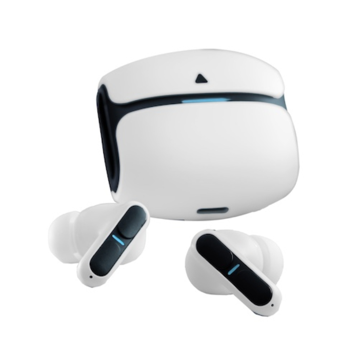 Leotec LETWS02 Écouteurs TWS Gaming Nebula Fit Blanc Faible Latence 45 ms Bluetooth 6.0