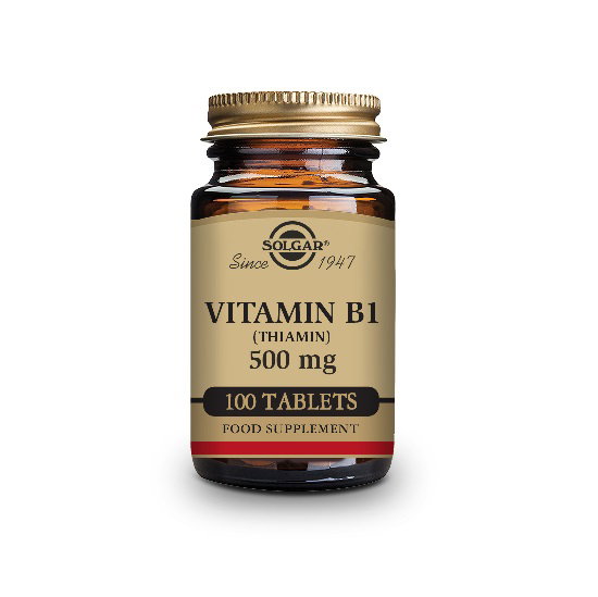 Solgar Vitamine B1 500 mg Thiamine 100 Comprimés