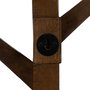 Porte-manteau Marron Bois de manguier 23 x 7 x 123 cm