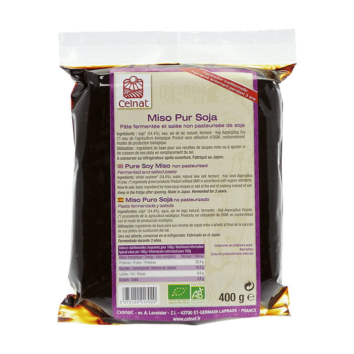 Celnat Hatcho miso Bio 400g Celnat Hatcho miso Bio 400g