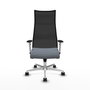 Piqueras y Crespo Chaise de Bureau Albacete Gris et Noir