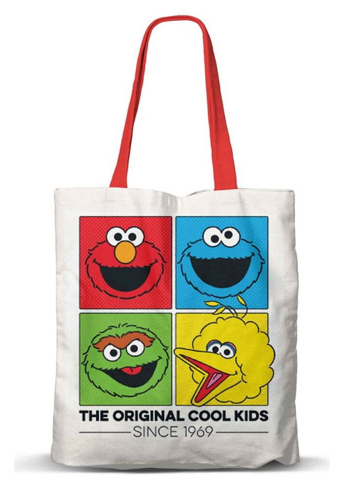 Karactermania Sac Shopping Barrio Sesamo Blanc