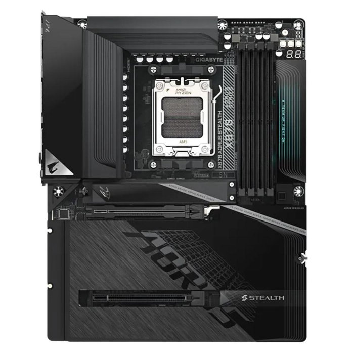 Gigabyte X870 AORUS STEALTH Carte Mère ATX Socket AM5 DDR5 Wi-Fi 7 USB4 Gigabyte X870 AORUS STEALTH Carte Mère ATX Socket AM5 DDR5 Wi-Fi 7 USB4