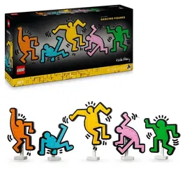 LEGO 31216 Art Keith Haring - Set de Construction Adultes, Décoration d'Intérieur : Figures Dansantes, 1773 Pièces