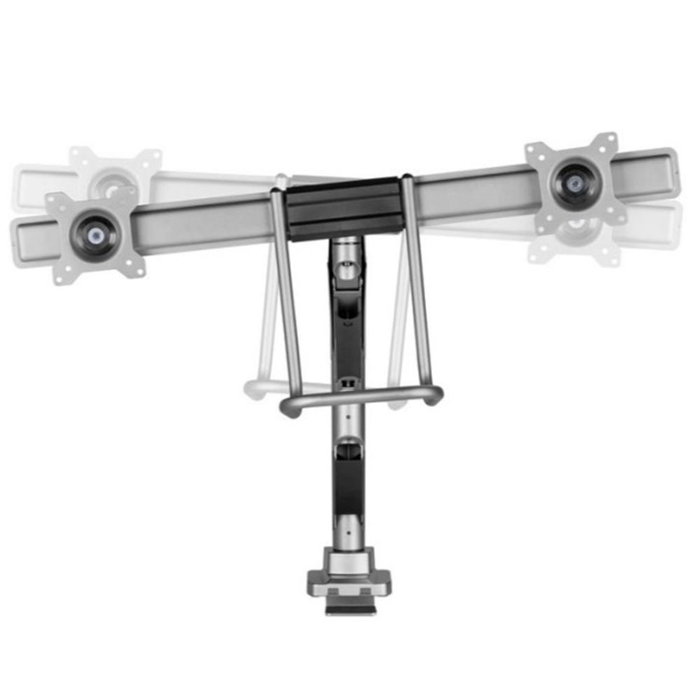 Equip 650161 Support Double Écran pour Bureau Bras Articulé VESA 100x100 17-32 Pouces Charge 9kg par Écran