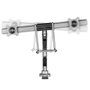 Equip 650161 Support Double Écran pour Bureau Bras Articulé VESA 100x100 17-32 Pouces Charge 9kg par Écran
