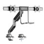 Equip 650161 Support Double Écran pour Bureau Bras Articulé VESA 100x100 17-32 Pouces Charge 9kg par Écran