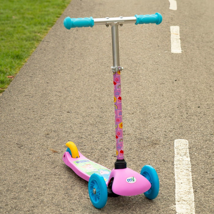 Scooter Peppa Pig Caoutchouc Métal Plastique
