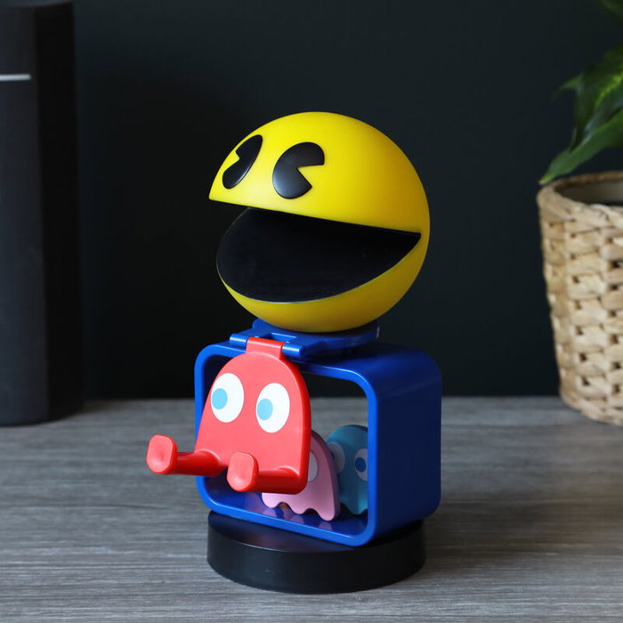 EXQUISITE GAMING - Support de contrôleur Cable Guy 20 cm modèle Pac Man, compatible PS5 DualSense, Xbox Series S/X et iPhone EXQUISITE GAMING - Support de contrôleur Cable Guy 20 cm modèle Pac Man, compatible PS5 DualSense, Xbox Series S/X et iPhone
