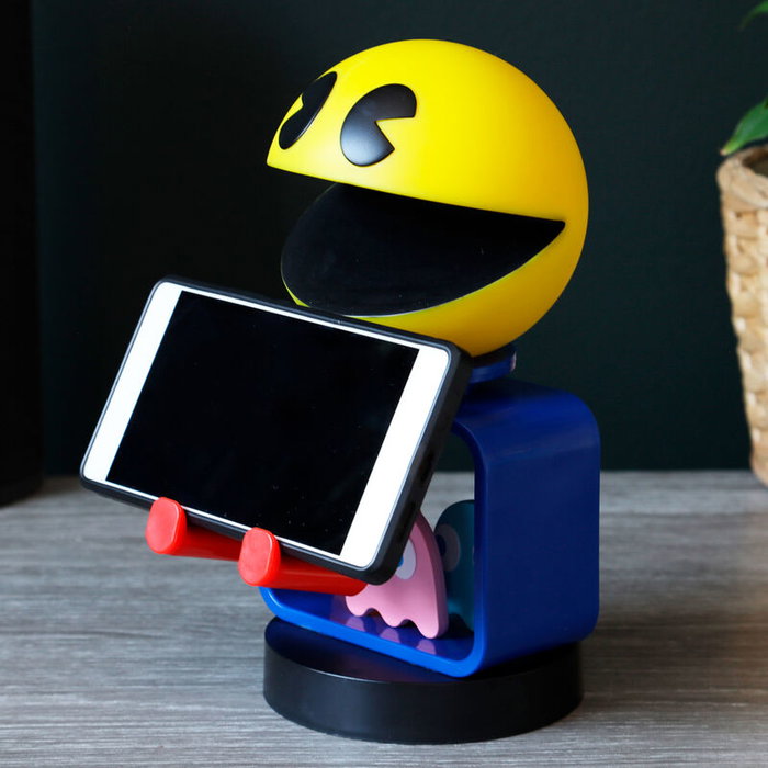 EXQUISITE GAMING - Support de contrôleur Cable Guy 20 cm modèle Pac Man, compatible PS5 DualSense, Xbox Series S/X et iPhone EXQUISITE GAMING - Support de contrôleur Cable Guy 20 cm modèle Pac Man, compatible PS5 DualSense, Xbox Series S/X et iPhone