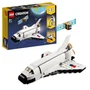 LEGO Creator 3-en-1 31134 Navette Spatiale Jouet de Construction avec Figurine d'Astronaute et Vaisseau, Enfant 6 Ans et Plus
