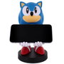 Exquisite Gaming Support de câble et de manette figurine Sonic 30th Anniversary (21 cm) - Compatible PS5 DualSense, Xbox Series, iPhone