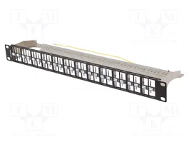 LANBERG Panneau de brassage Keystone 48 ports noir 19 pouces