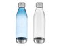 Leknes Bouteille bouchon acier 650 ml, assortiment, 7 x 25,5 x 7 cm, plastique et métal (Set de 24)