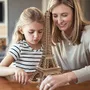 Explora Puzzle 3D Tour Eiffel 540203 - 80 Pièces - Niveau 5 - Sans Colle - Maquette de 70 cm - Dès 8 ans