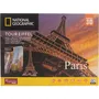 Explora Puzzle 3D Tour Eiffel 540203 - 80 Pièces - Niveau 5 - Sans Colle - Maquette de 70 cm - Dès 8 ans