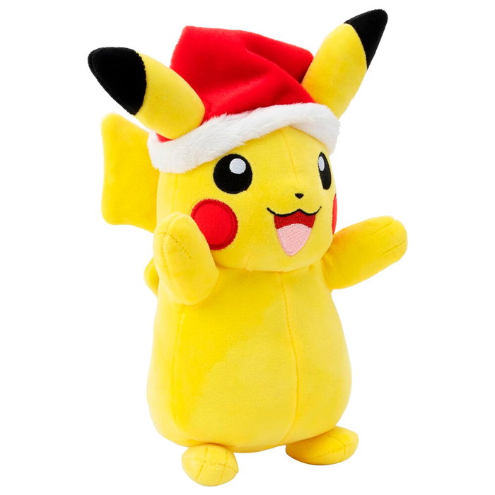 JAZWARES Peluche Pokémon Pikachu Thème Noël 20 cm - Figurine Douce Officielle