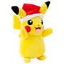 JAZWARES Peluche Pokémon Pikachu Thème Noël 20 cm - Figurine Douce Officielle