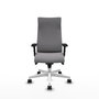 Piqueras Y Crespo Fauteuil Albacete Gris avec mécanisme Synchro et bras 2D