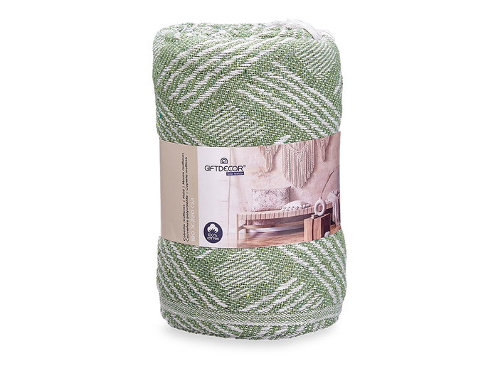 GIFTDECOR Produit multiusage Jacquard Vert 180 x 220 cm (Lot de 8)