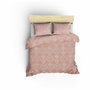 BigBuy Home Parure de couette King Size Poudre - 3 pièces