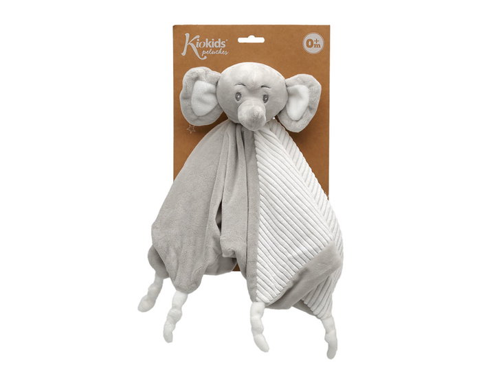KioKids Doudou Éléphant Gris