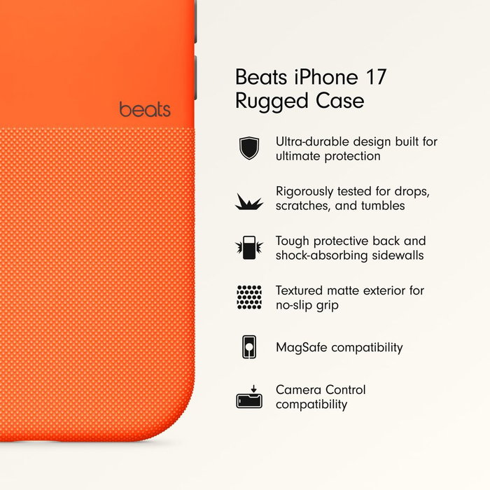 Protection pour téléphone portable Apple iPhone 17 Orange Protection pour téléphone portable Apple iPhone 17 Orange