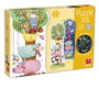 Goula Puzzle XXL Réversible 50217 avec Scène Lumineuse - 27 Pièces Géantes sur le Thème des Animaux - Jouet Éducatif pour Enfants de 2 Ans et Plus