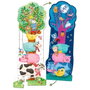 Goula Puzzle XXL Réversible 50217 avec Scène Lumineuse - 27 Pièces Géantes sur le Thème des Animaux - Jouet Éducatif pour Enfants de 2 Ans et Plus